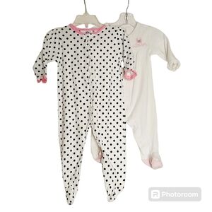 6 Months Carter and Gerber Footed Pajamas Bundle